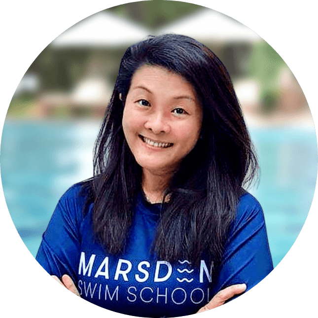 Olivia Chang, Swimming Teacher at Marsden Swim School, passionate about nurturing confidence and teaching life skills through swimming in a supportive environment.